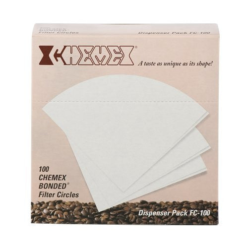 Chemex Pre-Folded Circle Filters, 100pk