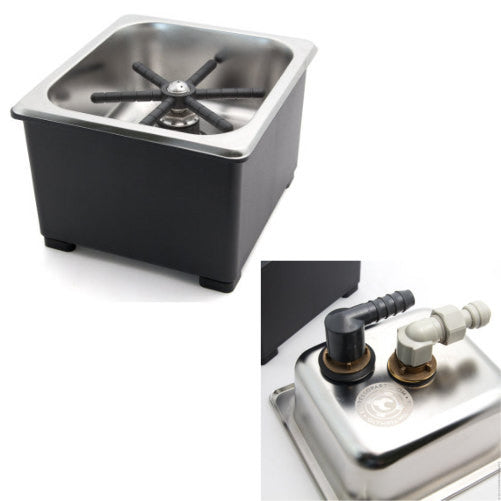 Milk Jug Rinser, Bench Top, Square - Espresso Parts