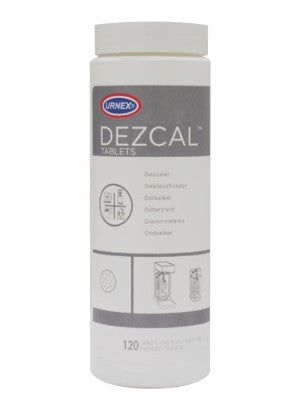 DEZCAL Coffee Machine Descaler Tablets, 120 Pack - Urnex