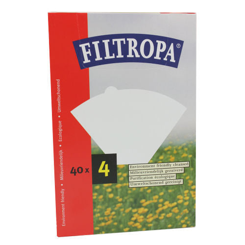 Filtropa Paper Filter #4 - Bleached 40pk
