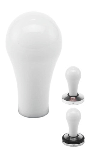 Coffee Tamper Handle, Pop White - Concept-Art