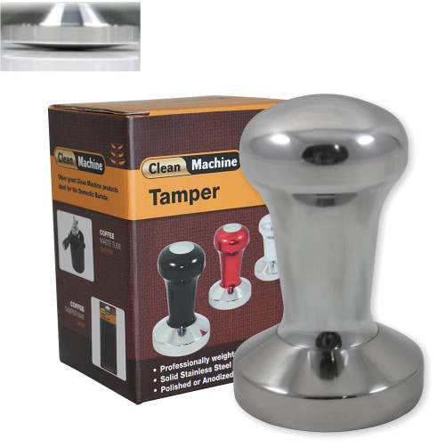 Coffee Tamper, 58.3mm Stainless Curve, Polished - ProTamp