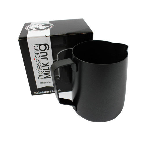 Rhinowares Stealth Milk Jug - 600ml/20oz - Black